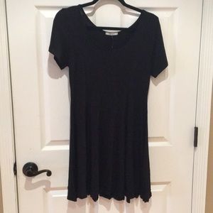 Black Aline Skater Dress
